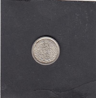 Beschrijving: 25 Cent WILHELMINA